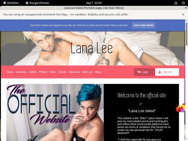 Account Premium Lana Lee Inked
