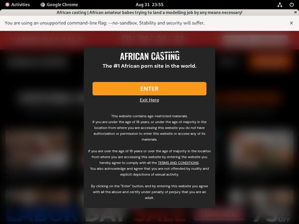 Africancasting Register Form