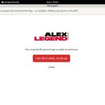 Alex Legend Trial Membership Offer