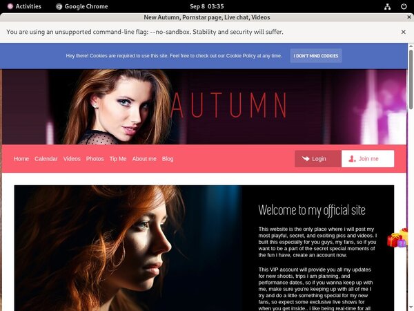 Autumn Paypal Register