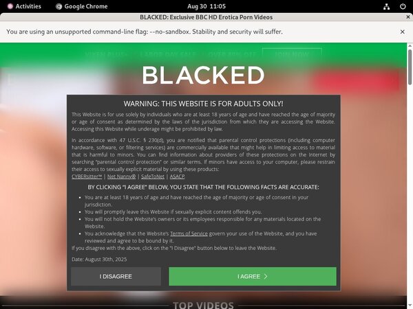 Blacked Account