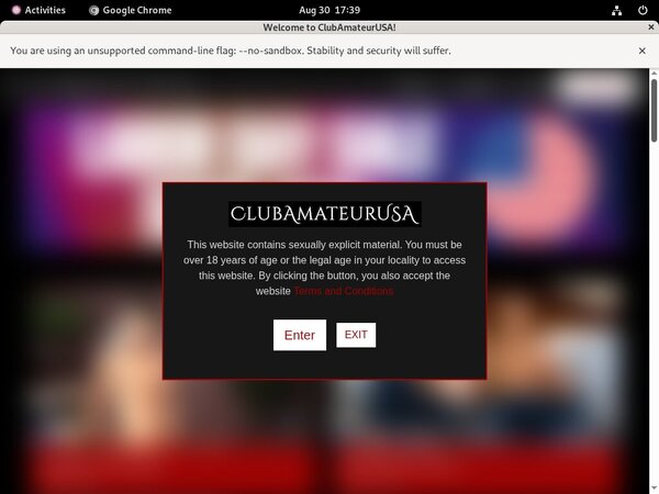 Club Amateur USA Free Login