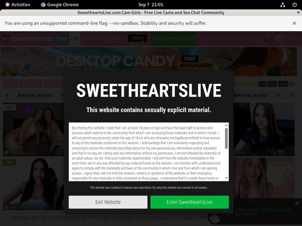 Discounts Sweethearts Live
