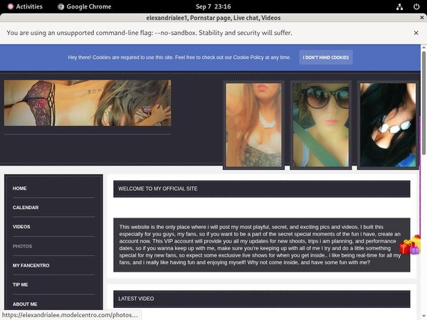 Elexandrialee1 Login Password