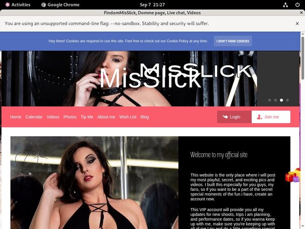 Free Accounts In Mistresssslick.com