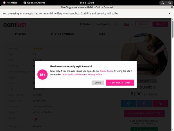 Free Ninadollx Subscription