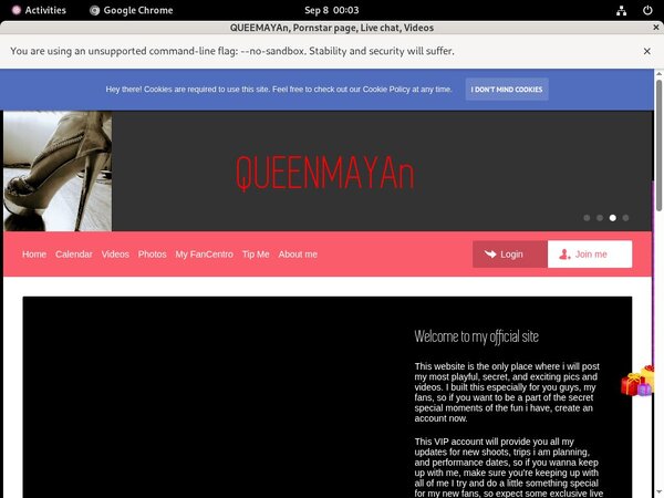 Free Queenmayan.modelcentro.com Premium Acc