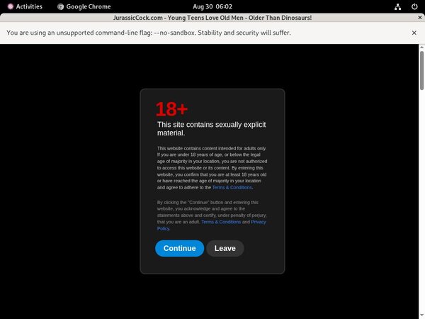 Jurassiccock Member Sign Up