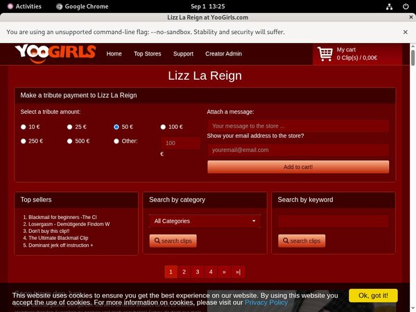 Lizz La Reign Free Logins 2018