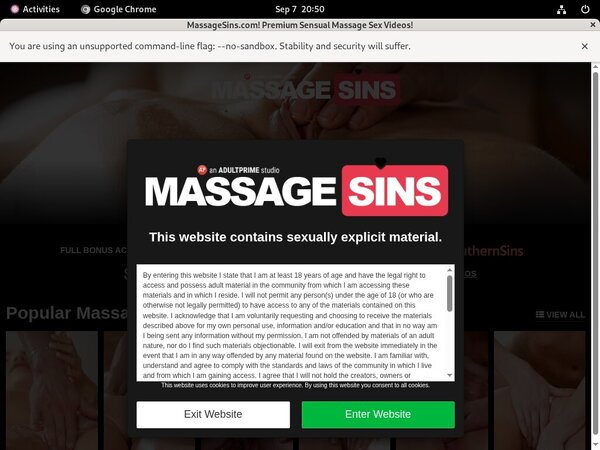 Massage Sins Day Trial