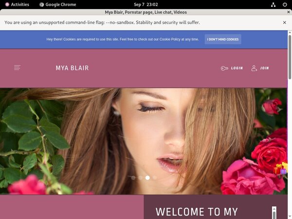 MyaBlair Wnu.com Page