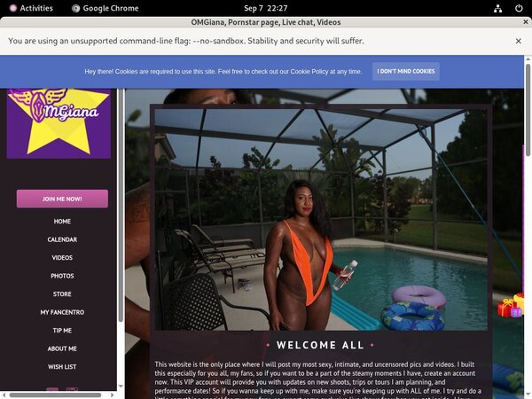 Omgiana.com Membership Trial
