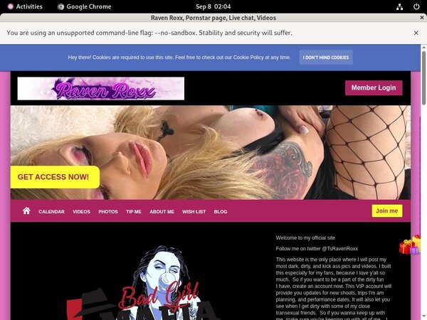 Raven Roxx Accounts Passwords