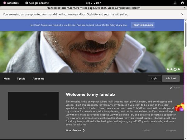 Real FrancescoMalcom.com Accounts