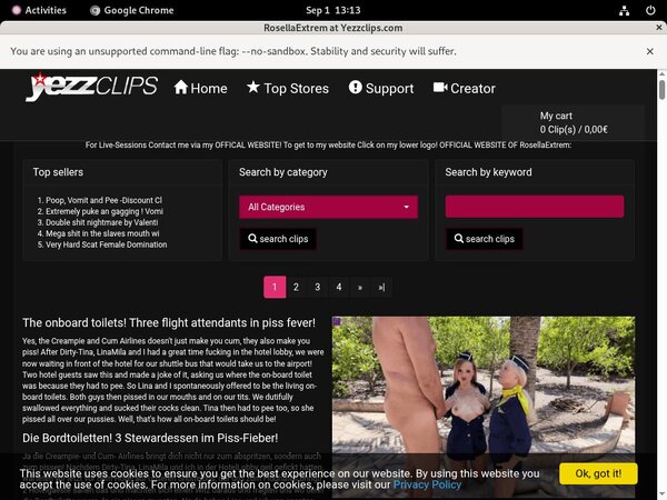 Real Yezzclips.com Accounts