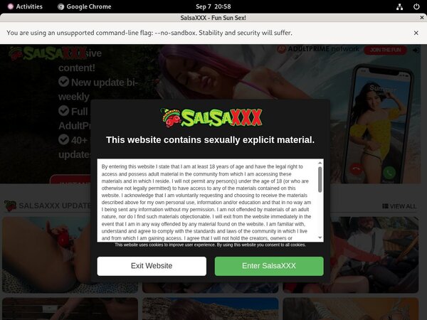Salsa XXX Without Card