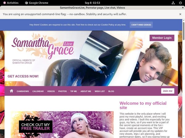 SamanthaGraceLive Passwords Blog