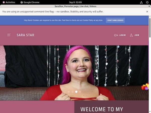 SaraStar Logins For Free