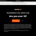 Sexlikereal.com Login Free