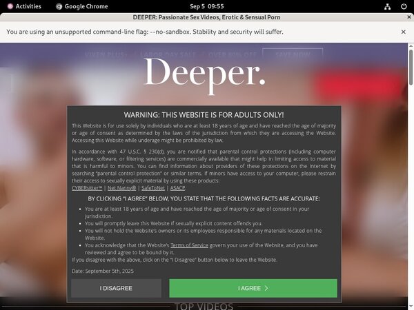 Special Deeper.com Free Trial