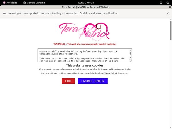 Tera Patrick Membership Deal