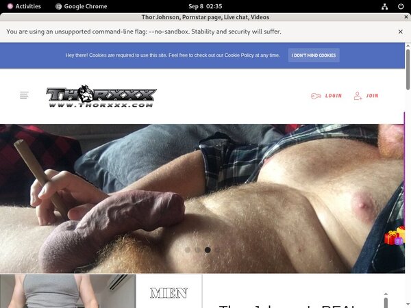 Thorjohnsonxxx.com User Name
