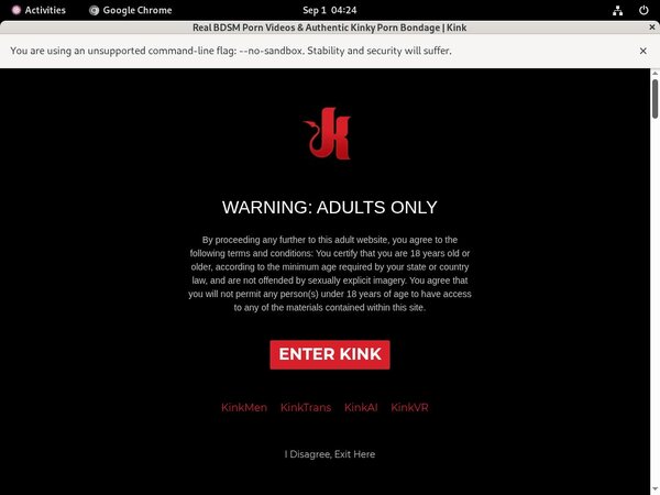 Unlimited Kink Passwords