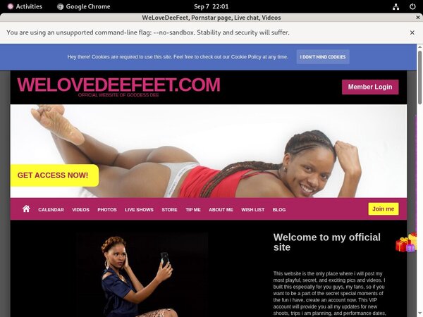 WeLoveDeeFeet Code