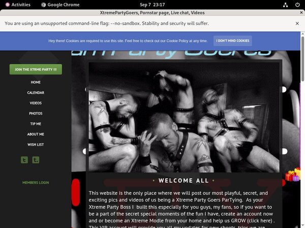 XtremePartyGoers Porn Account
