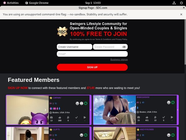 How To Get Free Swingersdateclub Account